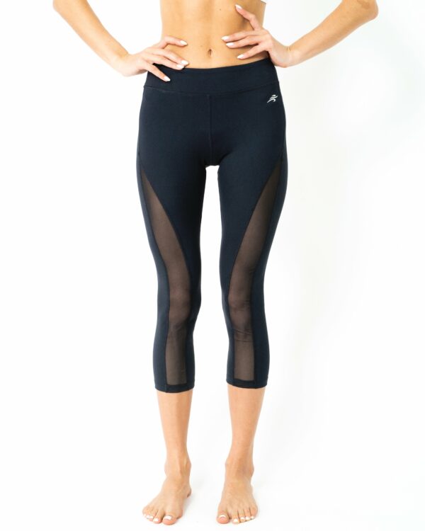 JupiterGear  Athletic Leggings with Reflective Strips and Mesh